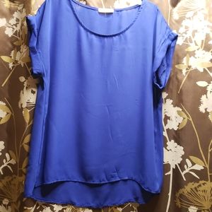Women's royal blue top